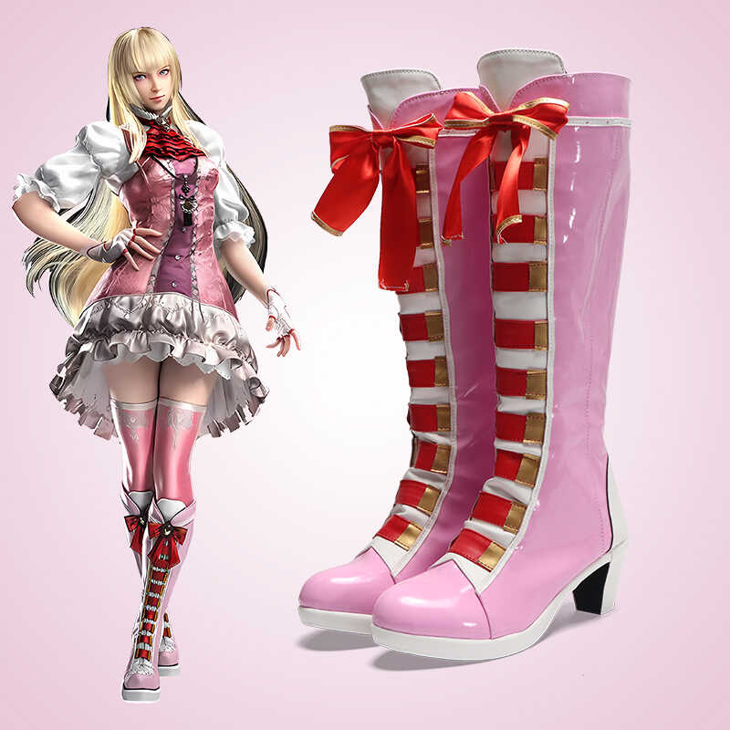 Men Formal Wear Coat - Game Tekken 8 Lili Cosplay Shoes