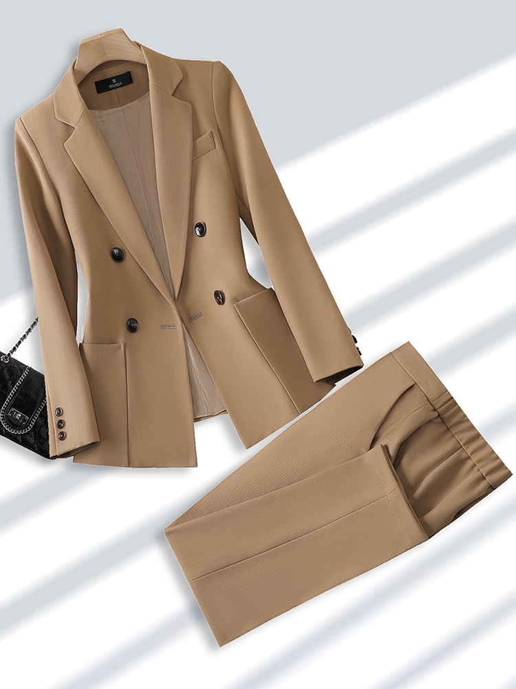 Men Formal Wear With Blazer - Fashion Ladies Pant Suit Formal Women