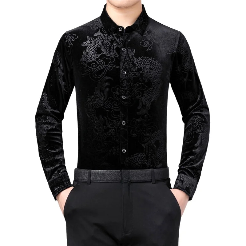 Men's Long Sleeve Shirt Chines - đánh giá và giá Men'S Style Formal Wear