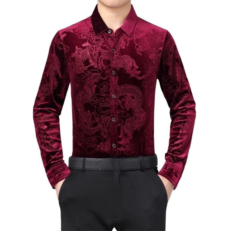 Men's Long Sleeve Shirt Chines - đánh giá và giá Men'S Style Formal Wear