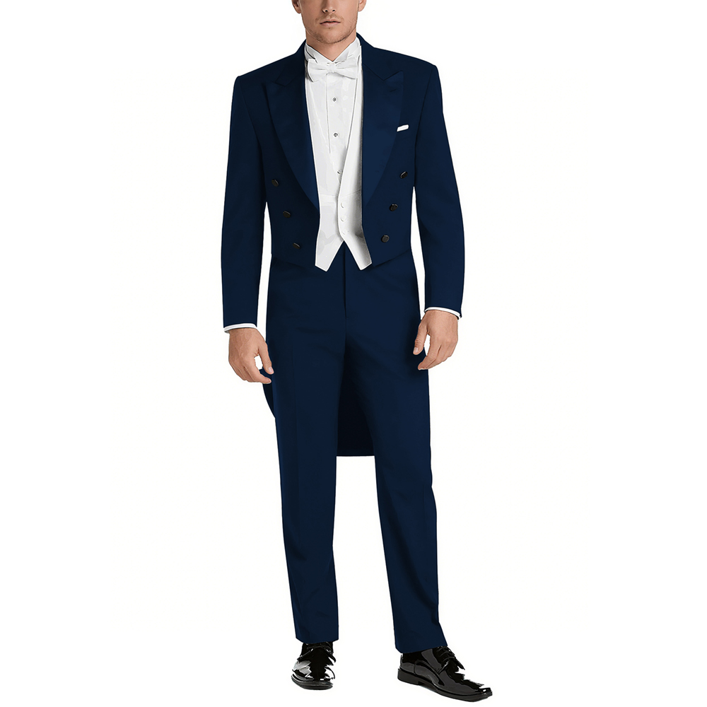 Men's Satin Peak Lapel Suit Se - đánh giá và giá Men Formal Wear With Blazer