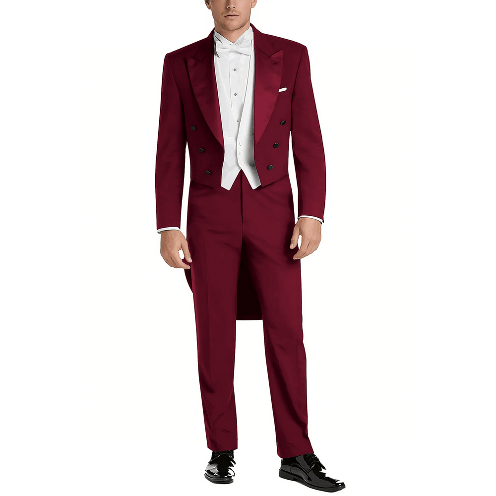 Men's Satin Peak Lapel Suit Se - đánh giá và giá Men Formal Wear With Blazer