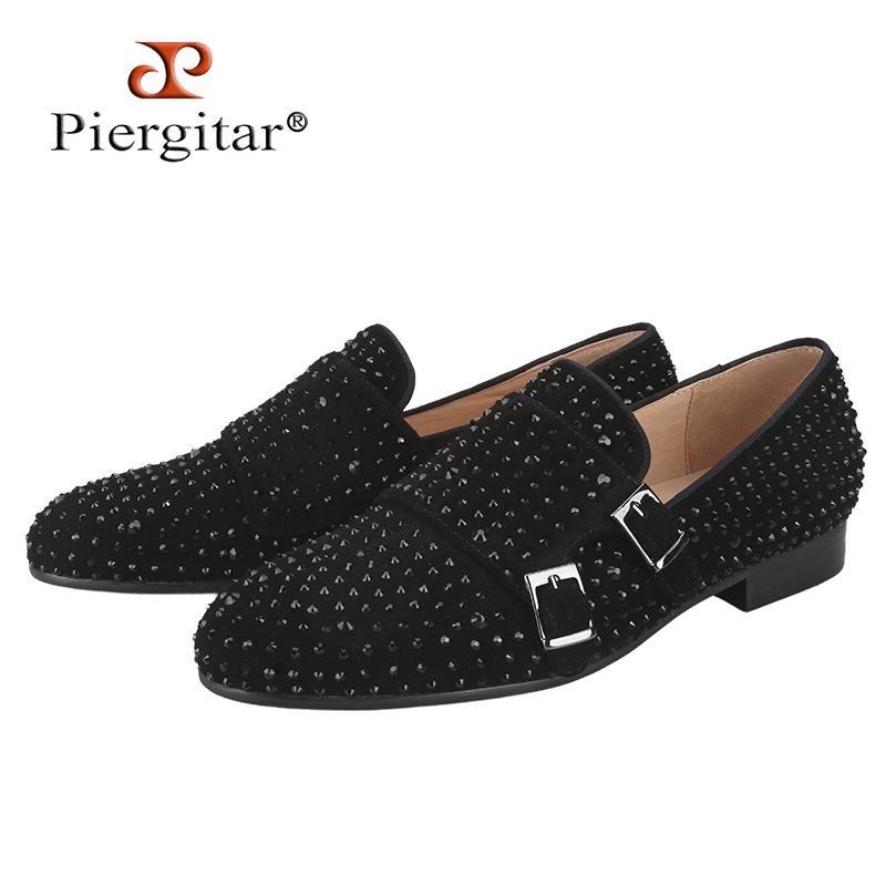 Piergitar New Black Suede Men  - đánh giá và giá Men'S Style Formal Wear