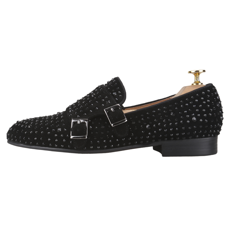 Piergitar New Black Suede Men  - đánh giá và giá Men'S Style Formal Wear