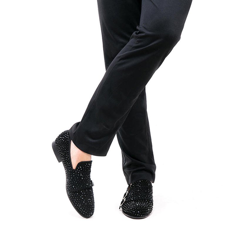 Piergitar New Black Suede Men  - đánh giá và giá Men'S Style Formal Wear