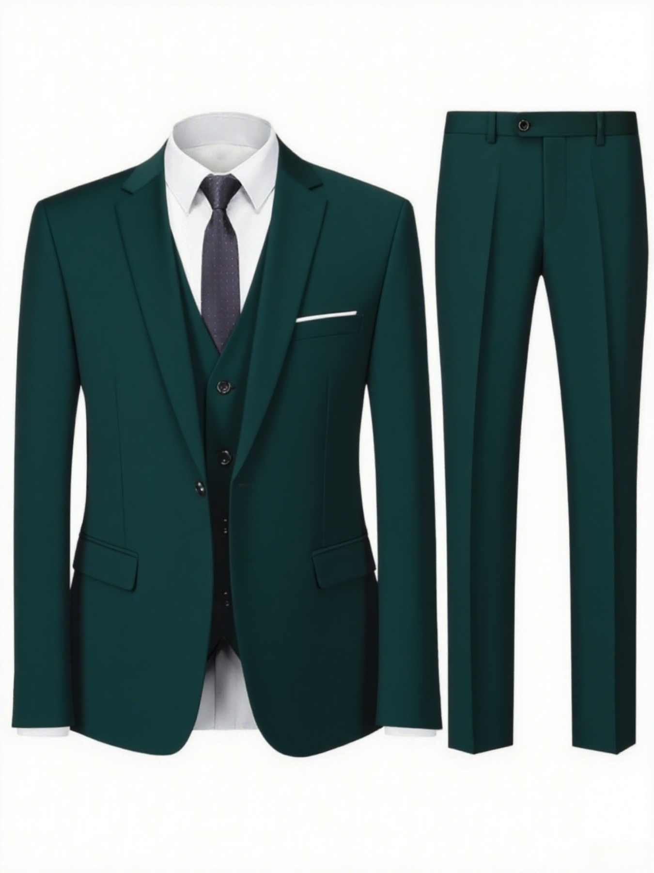 2pcs Men's All-Season Suit Set - đánh giá và giá Men Formal Wear For Dinner
