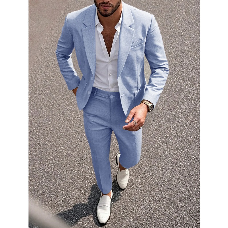 Business Men's Solid Color Sui - đánh giá và giá Men Formal Wear For Dinner