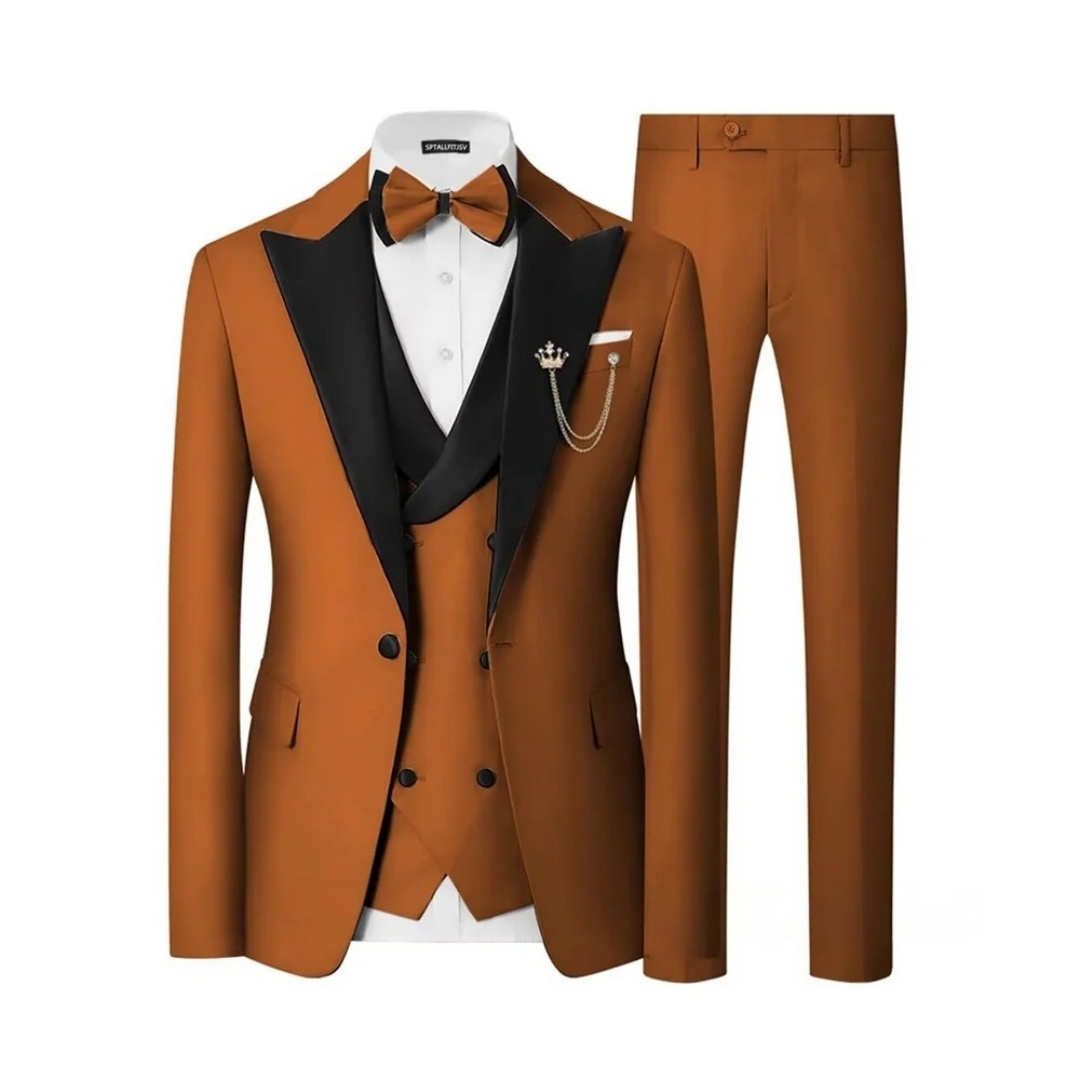 Men's Slim Fit 3 Piece Tuxedo  - đánh giá và giá Men Formal Wear For Dinner