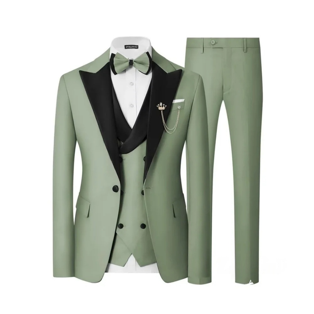 Men's Slim Fit 3 Piece Tuxedo  - đánh giá và giá Men Formal Wear For Dinner