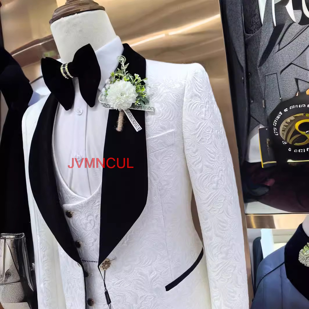 Men's 3 Piece Suit Slim Fit We - đánh giá và giá Men Formal Party Wear Outfit