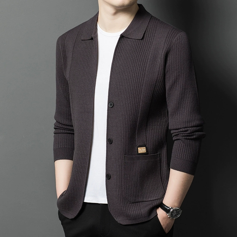 High-Quality Men's Knitted Car - đánh giá và giá Men Formal Wear Coat