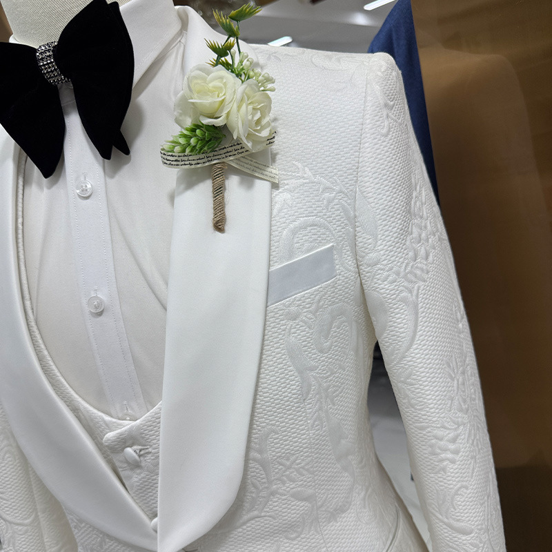Men Wedding Suit White 3 Piece - đánh giá và giá Men Formal Wear For Wedding