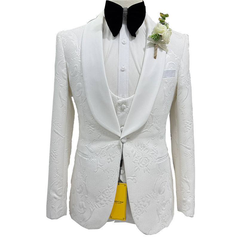 Men Wedding Suit White 3 Piece - đánh giá và giá Men Formal Wear For Wedding