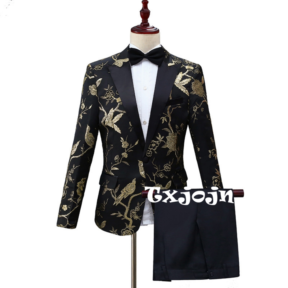 2026 New Exquisite Jacquard Su - đánh giá và giá Men Formal Party Wear Outfit