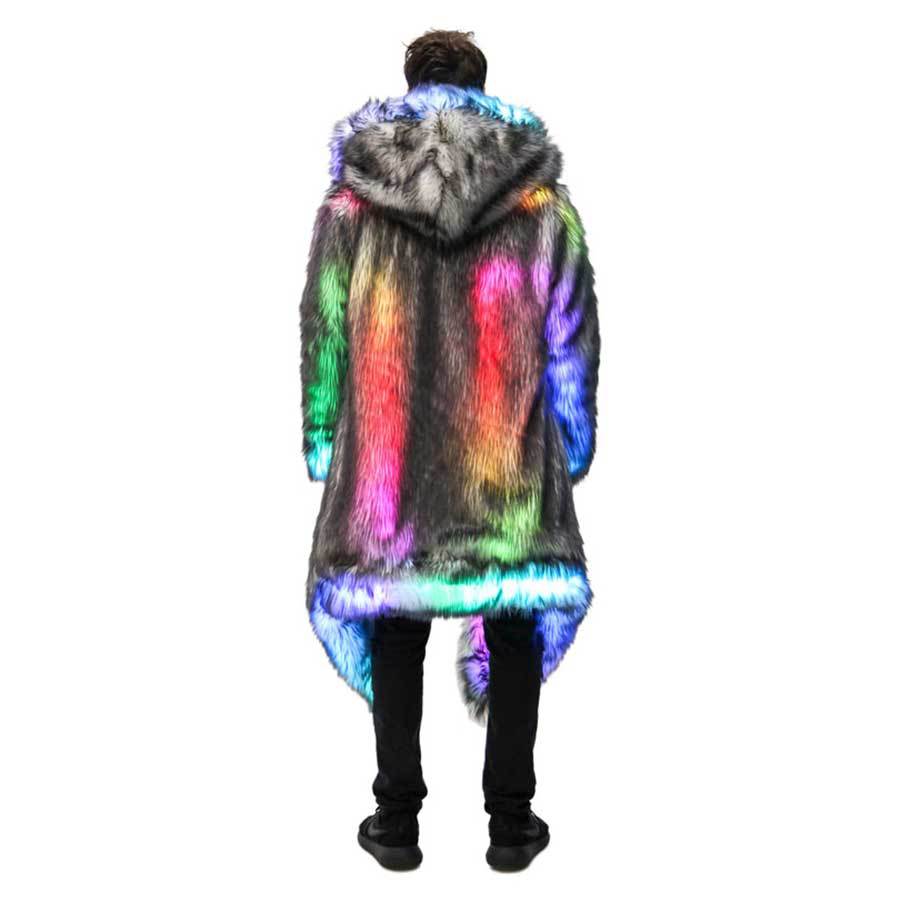 Faux Fur Coat Men Hooded Outer - đánh giá và giá Men Formal Wear Coat