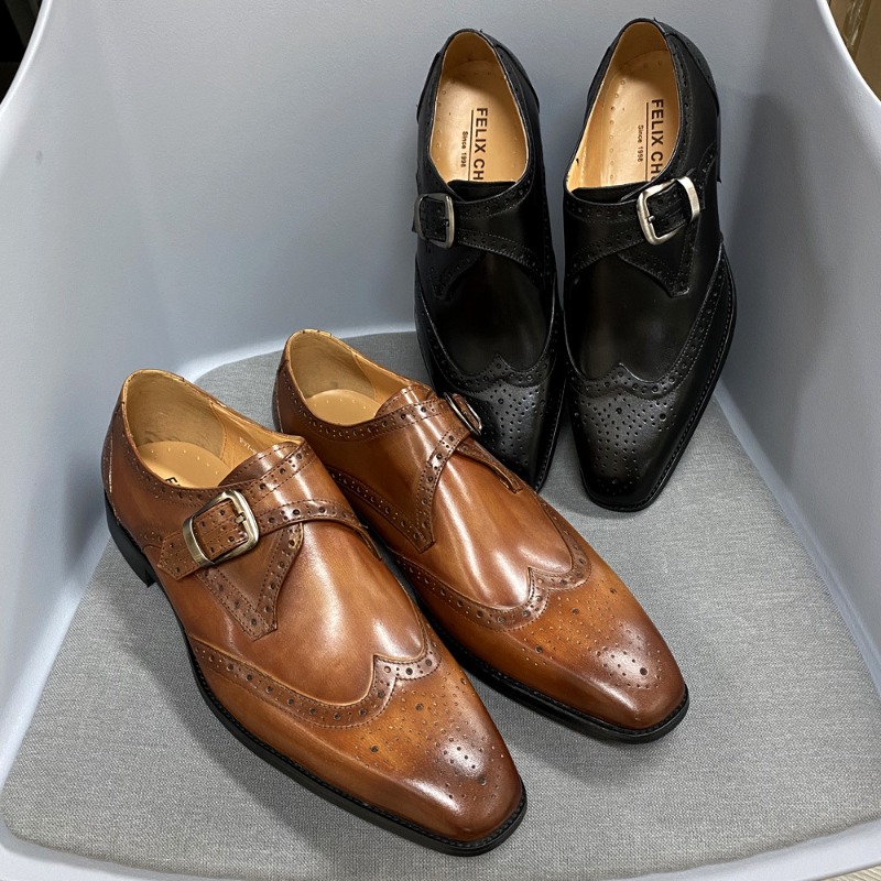 Men's Casual Shoes Carving Lea - đánh giá và giá Men Formal Party Wear Outfit