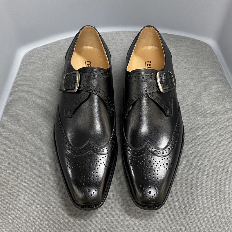 Men's Casual Shoes Carving Lea - đánh giá và giá Men Formal Party Wear Outfit