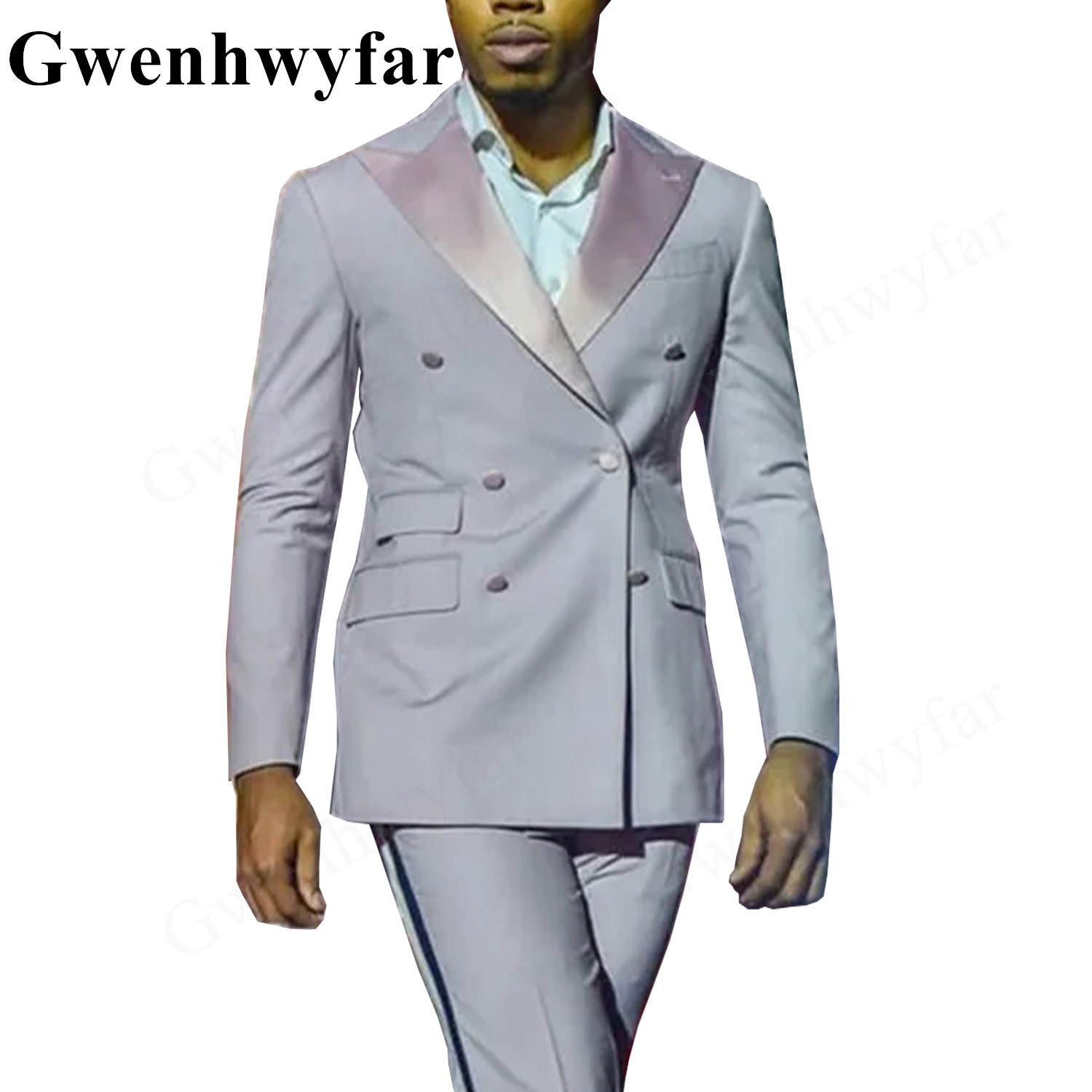 Gwenhwyfar New Light Pink Men' - đánh giá và giá Men Formal Wear With Blazer