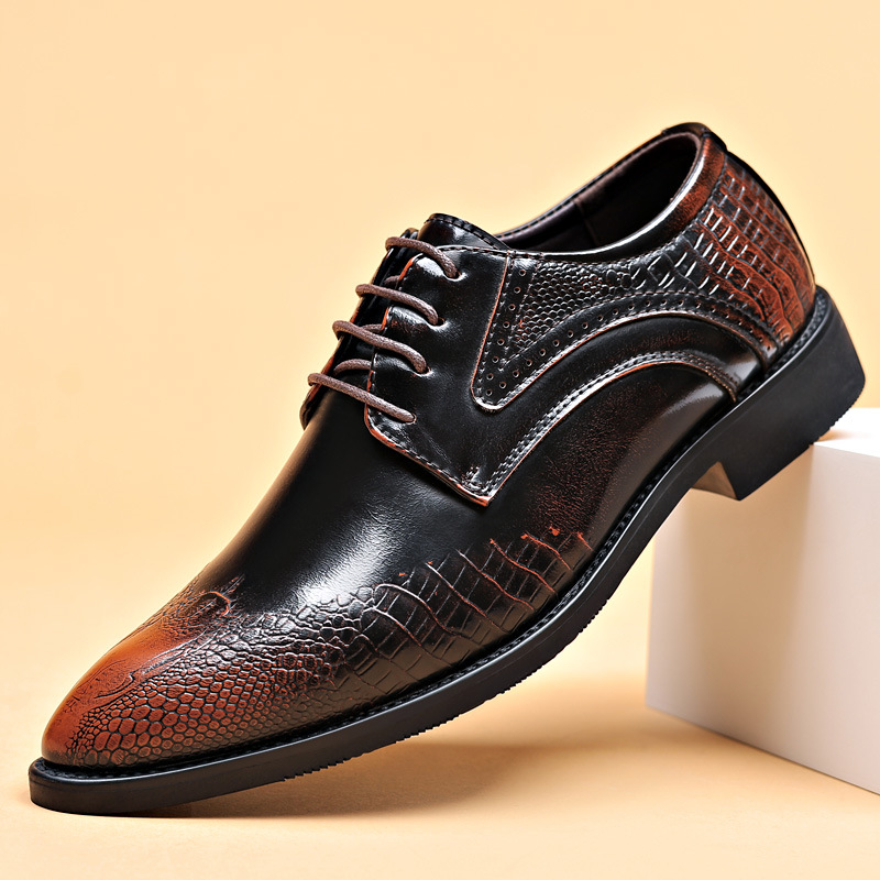 Men Dress Shoes Scale Pattern  - đánh giá và giá Scale - Men Formals & Ethnic Wear