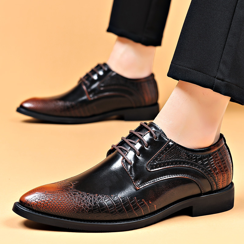 Men Dress Shoes Scale Pattern  - đánh giá và giá Scale - Men Formals & Ethnic Wear