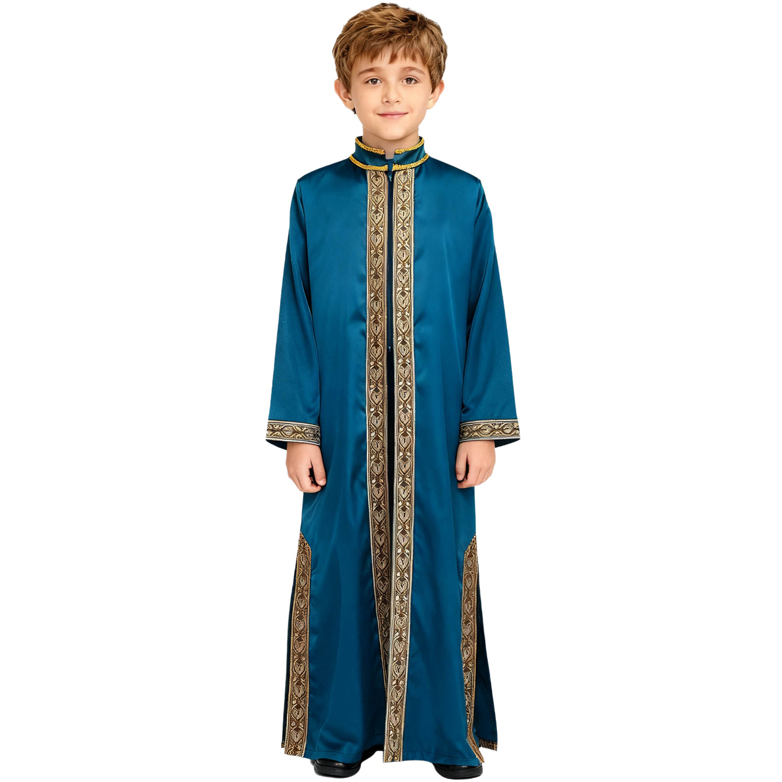 Boys Gold Embroidery Maxi Musl - đánh giá và giá Men Formal Wear Coat
