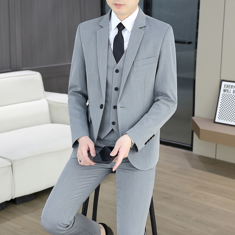 Suit  (Blazer+Vest+Trousers) M - đánh giá và giá Men Formal Wear For Wedding
