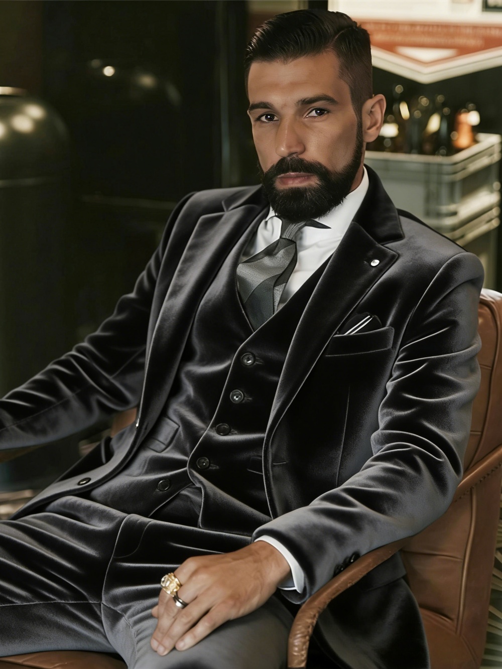 Men's Velvet Suits 3 Pieces Da - đánh giá và giá Men Formal Party Wear Outfit