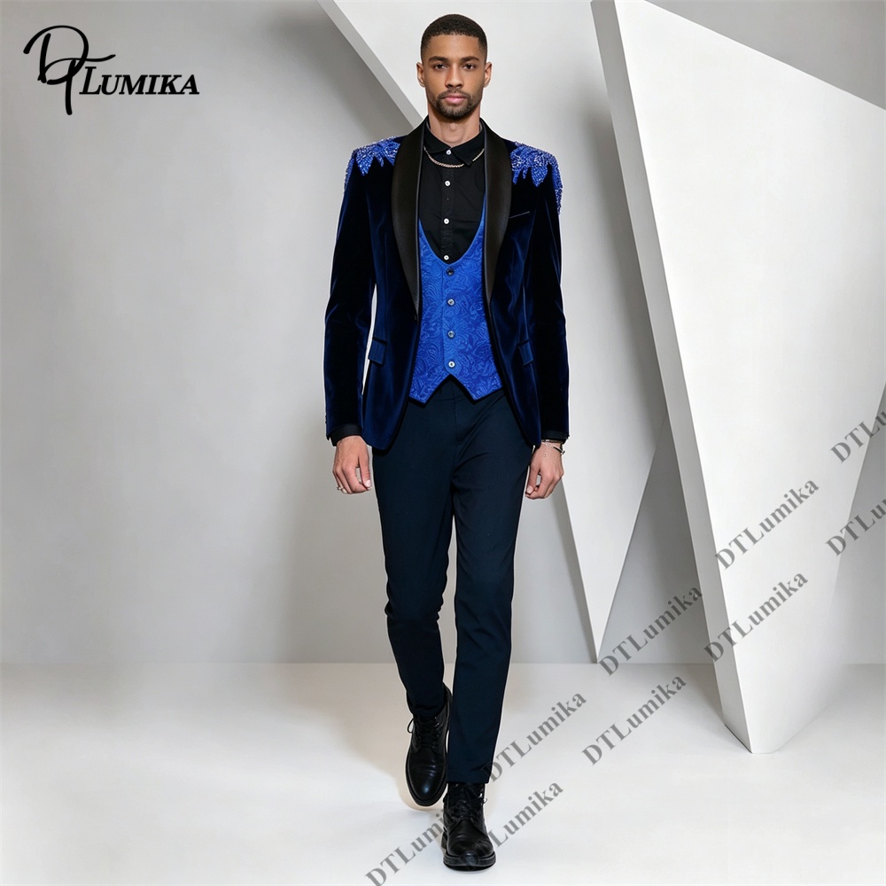 Peagent Men 3 Piece Velvet Sui - đánh giá và giá Men Formal Wear For Wedding