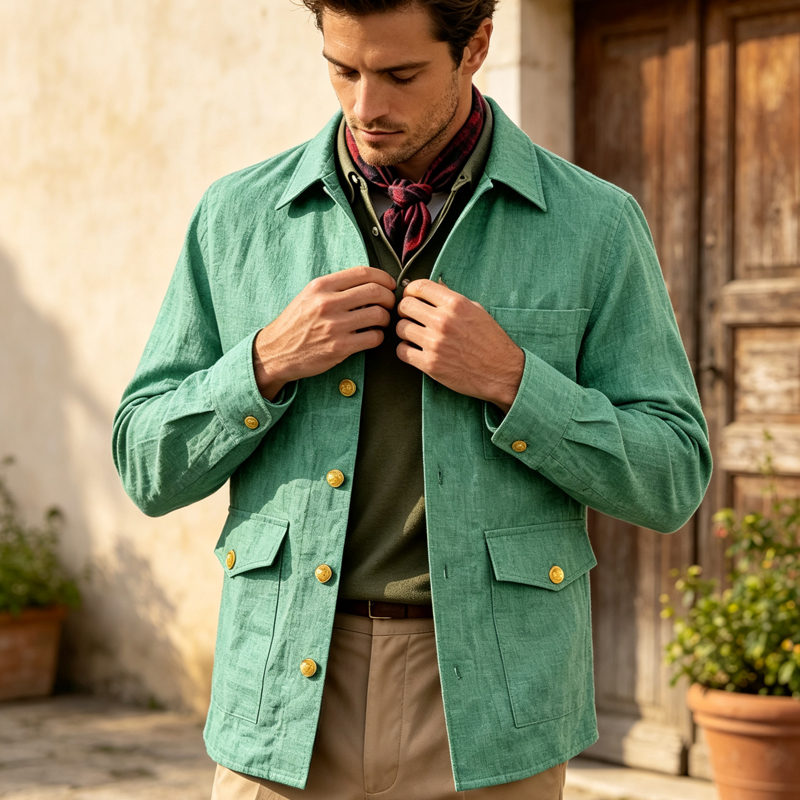Vintage Men's Linen Jacket Lap - đánh giá và giá Men'S Style Formal Wear